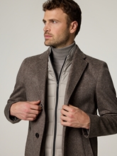 Bild von Wollmantel mit Blende