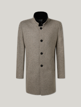 Bild von Wollmantel mit Blende