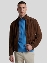 Bild von Lederjacke aus Veloursleder