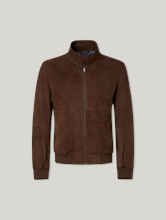 Bild von Lederjacke aus Veloursleder