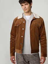 Image sur Veste en coton côtelé