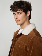 Image sur Veste en coton côtelé