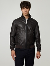 Image sur Veste en cuir slim fit