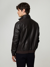 Image sur Veste en cuir slim fit