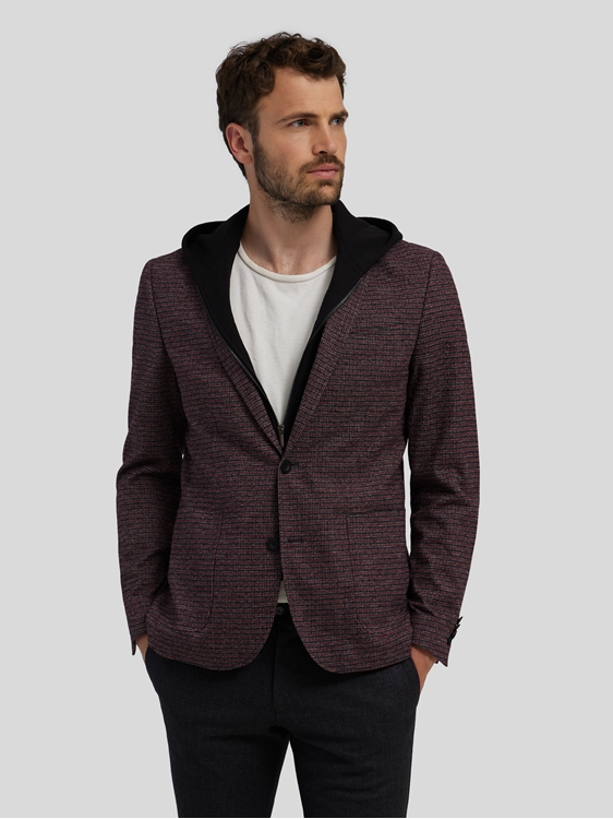 Bild von Veston mit Kapuzenblende im Slim Fit