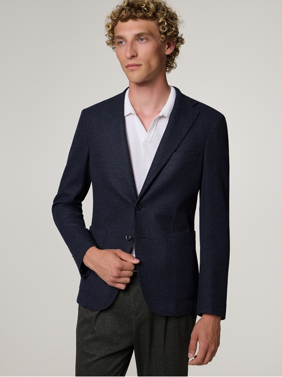 Image sur Veston en jersey à la coupe slim