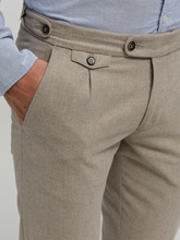 Bild von Bundfaltenhose in Woll-Optik DUTCH