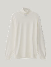 Bild von Rollkragenpullover aus Merinowolle