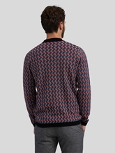 Bild von Pullover mit Jacquard-Muster im Slim Fit