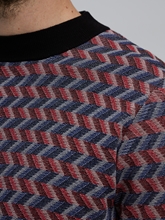 Bild von Pullover mit Jacquard-Muster im Slim Fit