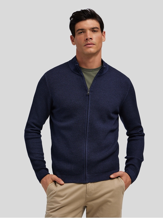 Image sur Veste maille à fermeture Eclair