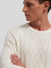 Bild von Pullover mit Zopfmuster