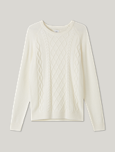 Bild von Pullover mit Zopfmuster