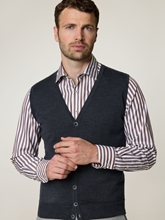 Bild von Strickgilet aus Merinowolle