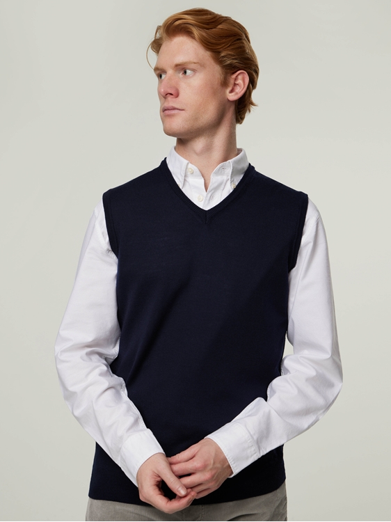 Image sur Pullunder en laine mérinos