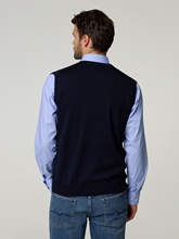 Bild von Strickgilet aus Merinowolle