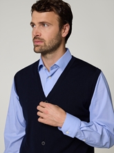Bild von Strickgilet aus Merinowolle