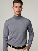 Image sur Pull à col roulé en mérinos