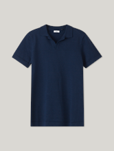 Bild von Polo-Shirt aus Strick
