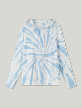 Bild von Hoodie mit Batik-Print