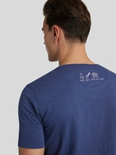 Image sur T-shirt à motif Slim Fit