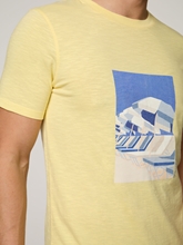 Image sur T-shirt en coton bio