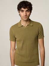 Image sur Polo en maille slim Fit