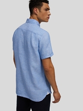 Bild von Kurzarm Leinenhemd im Custom Fit