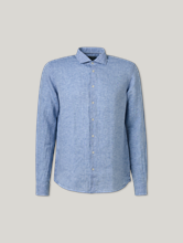 Bild von Leinenhemd im Slim Fit