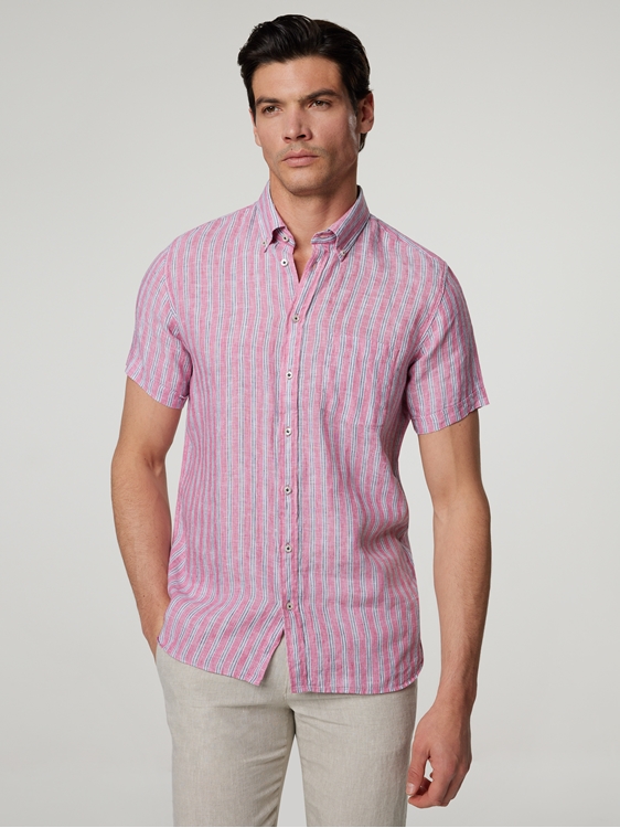 Image sur Chemise en lin Costum Fit