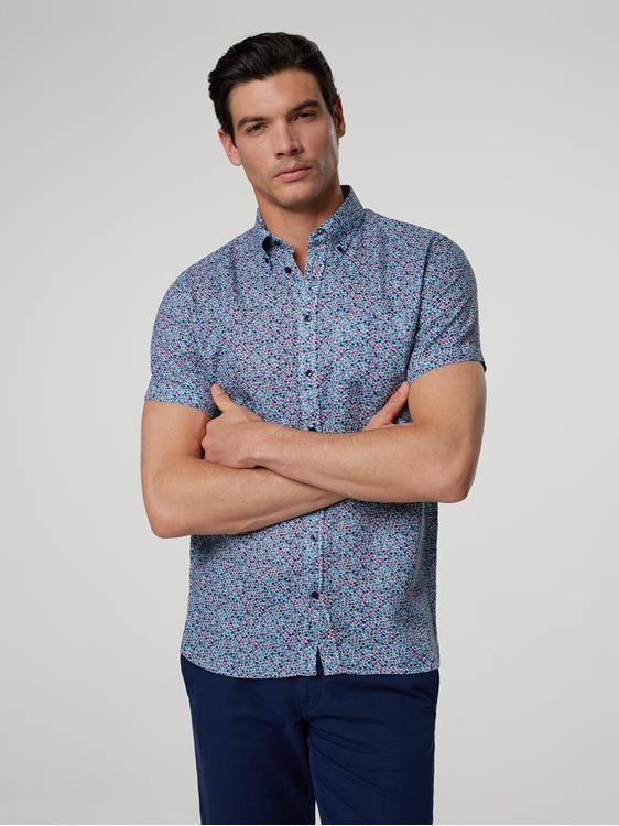 Image sur Chemise en lin Costum Fit