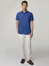 Bild von Kurzarmhemd aus Leinen