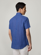 Bild von Kurzarmhemd aus Leinen