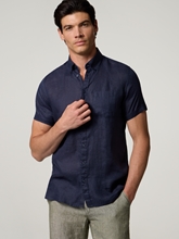 Image sur Chemise à manches courtes en lin