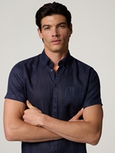 Image sur Chemise à manches courtes en lin