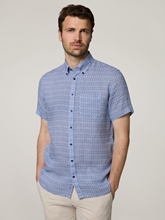 Bild von Kurzarmhemd aus Leinen