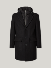 Bild von Mantel mit Kapuzenteil