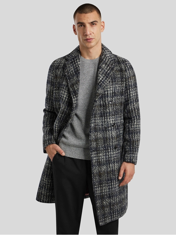 Bild von Mantel mit Karo-Musterung