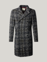 Bild von Mantel mit Karo-Musterung