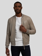 Image sur Blouson bomber cuir d'agneau