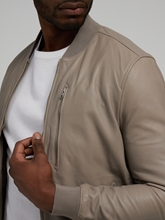 Image sur Blouson bomber cuir d'agneau