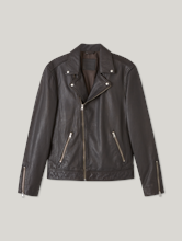 Image sur Vest cuir style motard