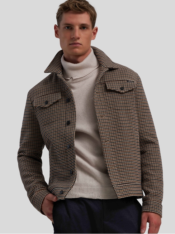 Veste motif carreaux