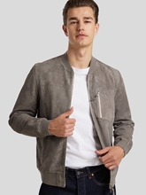 Bild von Jacke aus Veloursleder