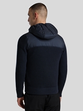 Bild von Strickjacke mit Steppung