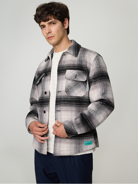 Bild von Overshirt mit Wolle