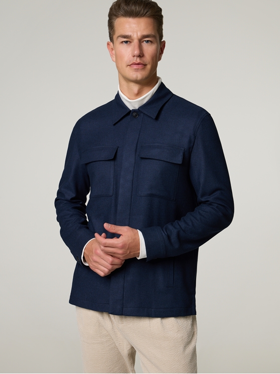 Bild von Hemdjacke mit Wolle