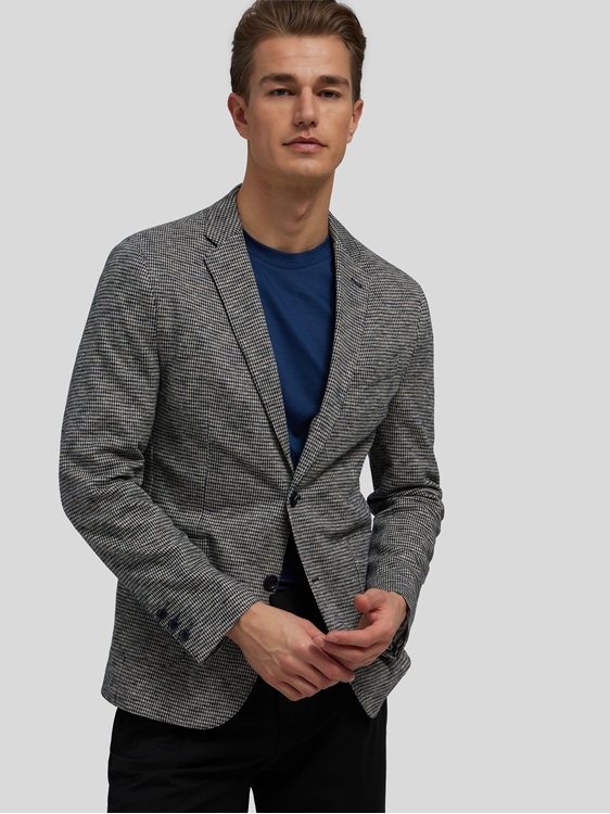 Bild von Jersey Veston mit Pied de Poule-Muster SOMERTHON