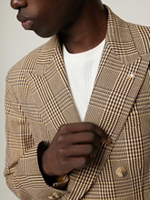 Bild von Doppelreihiger Veston mit Leinen