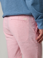 Image sur Short en lin de coupe régulière